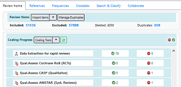 Click to launch EPPI Reviewer Web